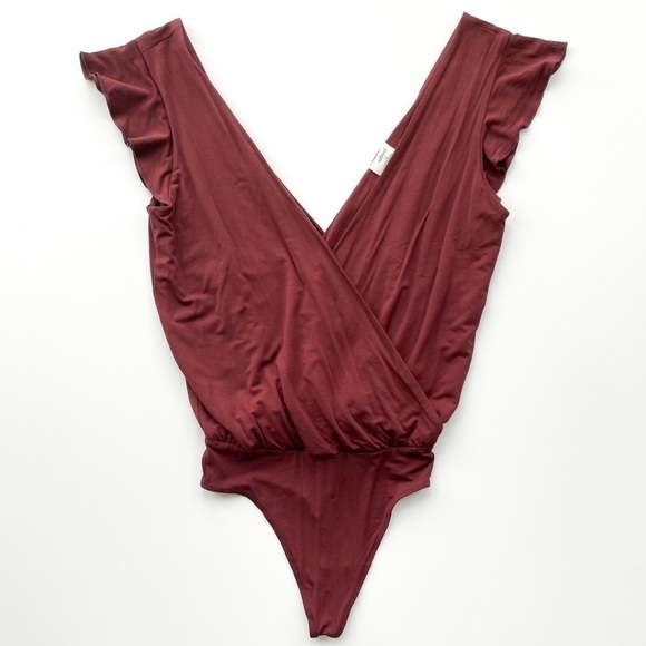 Wilfred Wrap front Flutter Bodysuit - Picture 1 of 10